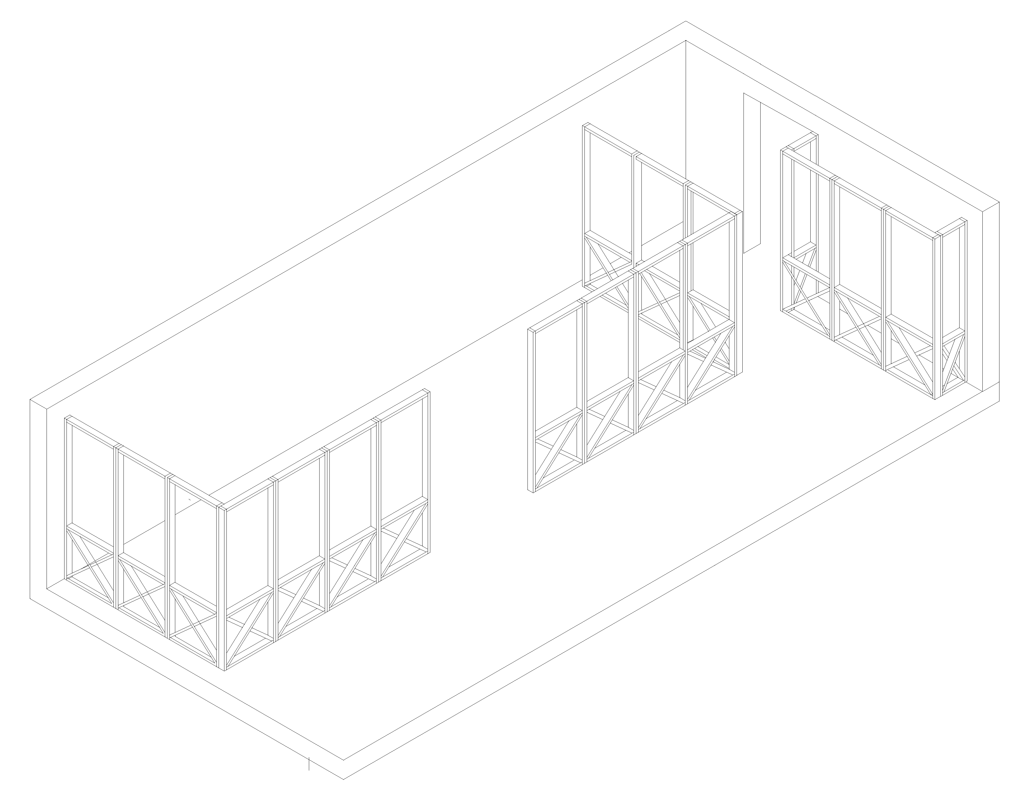 Isometric drawing, Space I: Separation for Control